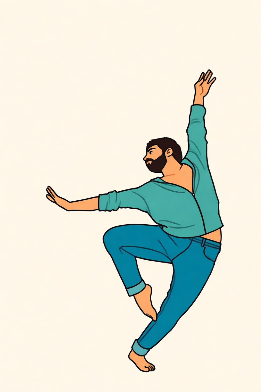 AI-prepared dancer reference